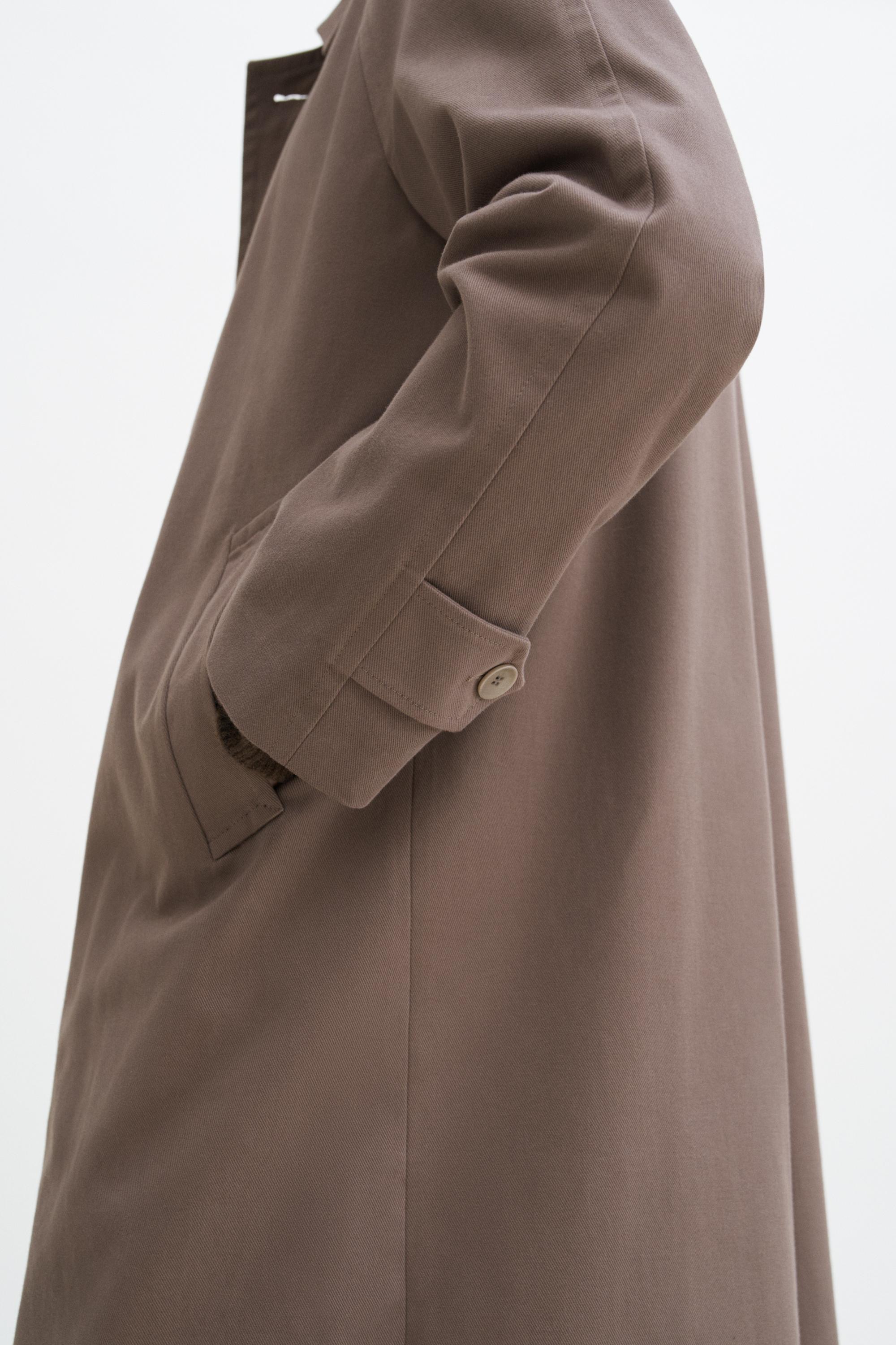 Cotton Gabardine Car Coat