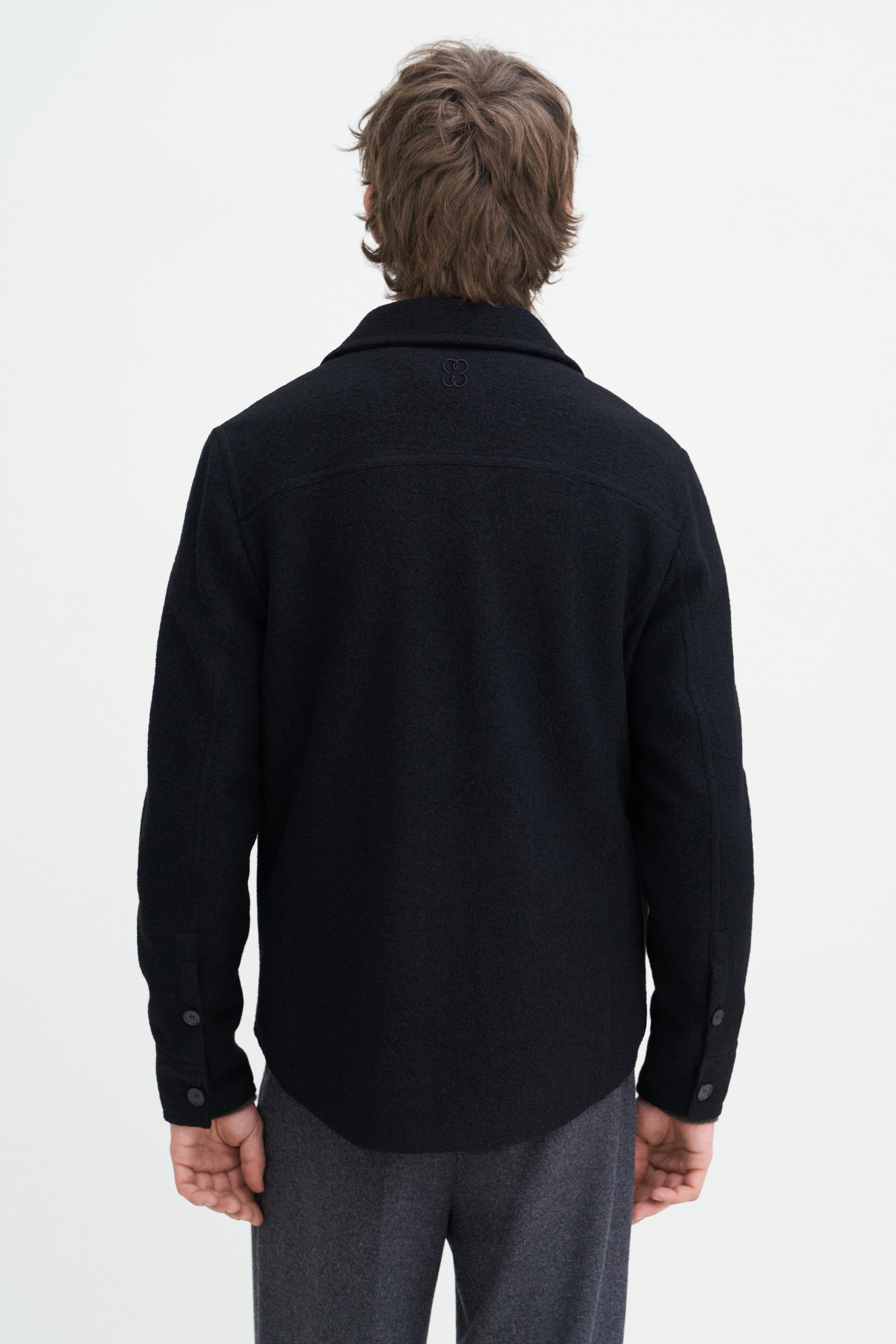 Boiled Wool Shirt Jacket