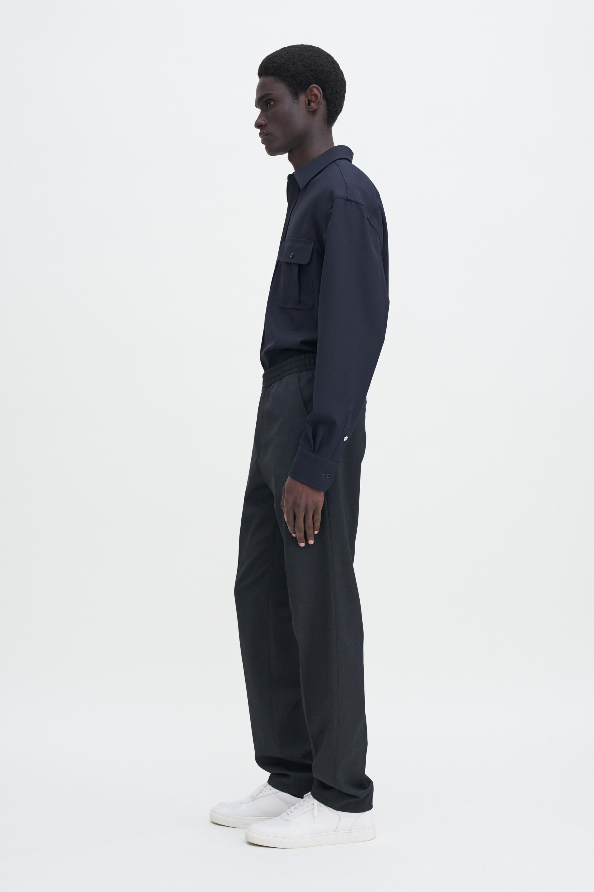 Relaxed Wool Trousers