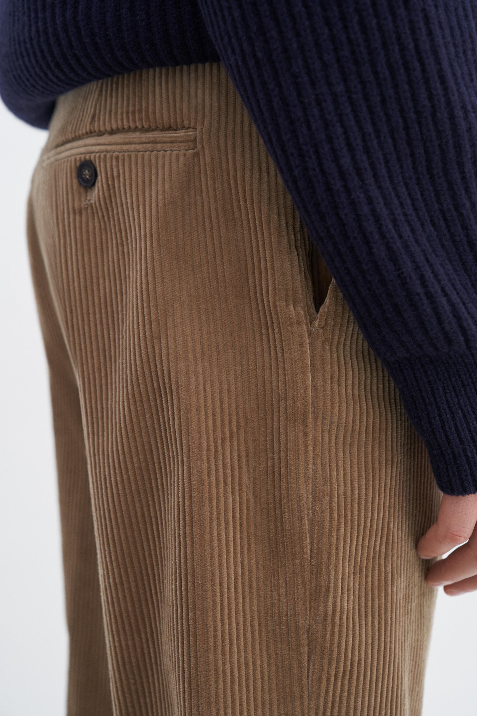 Cropped Corduroy Trousers