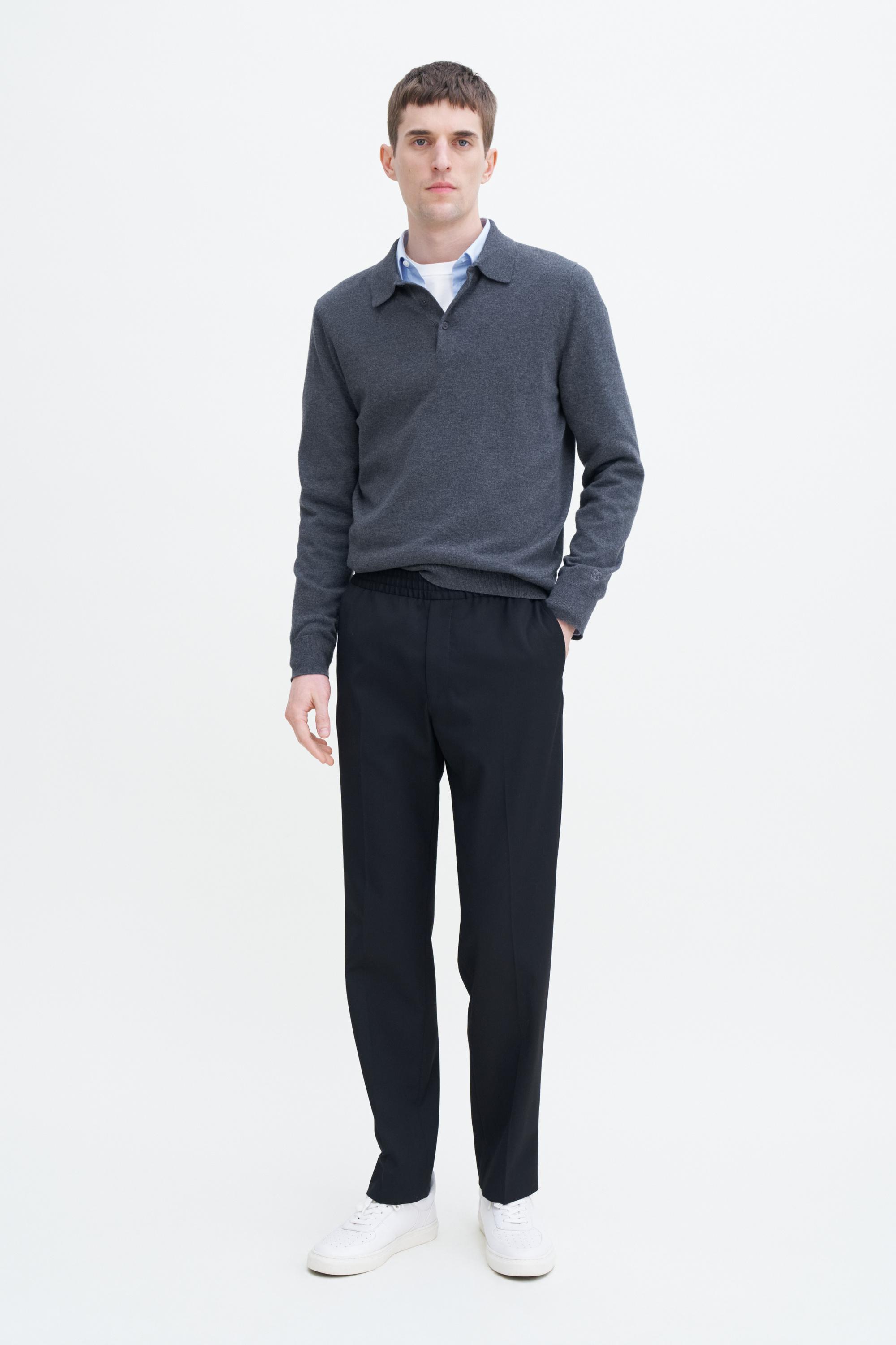 Relaxed Wool Trousers