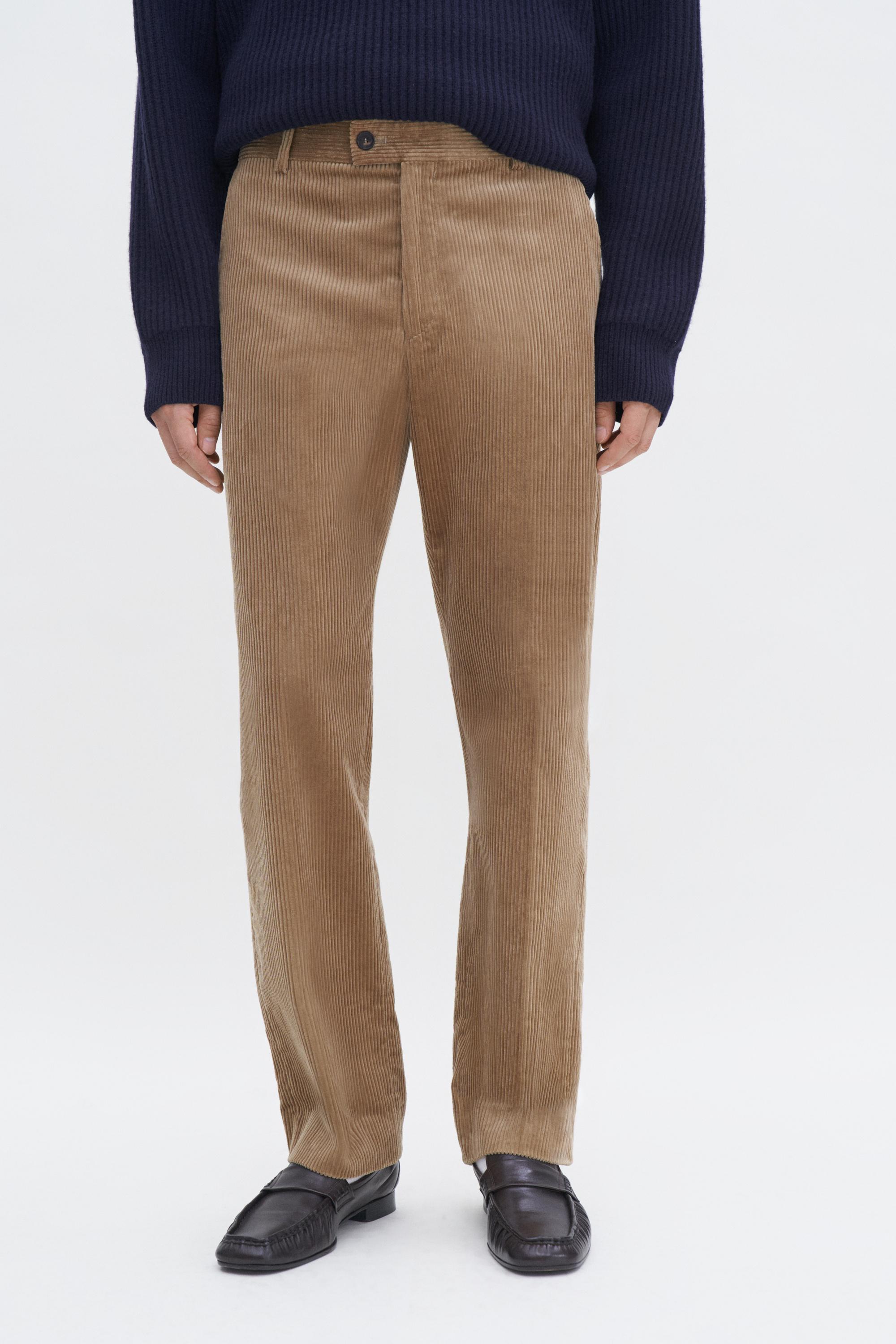 Cropped Corduroy Trousers