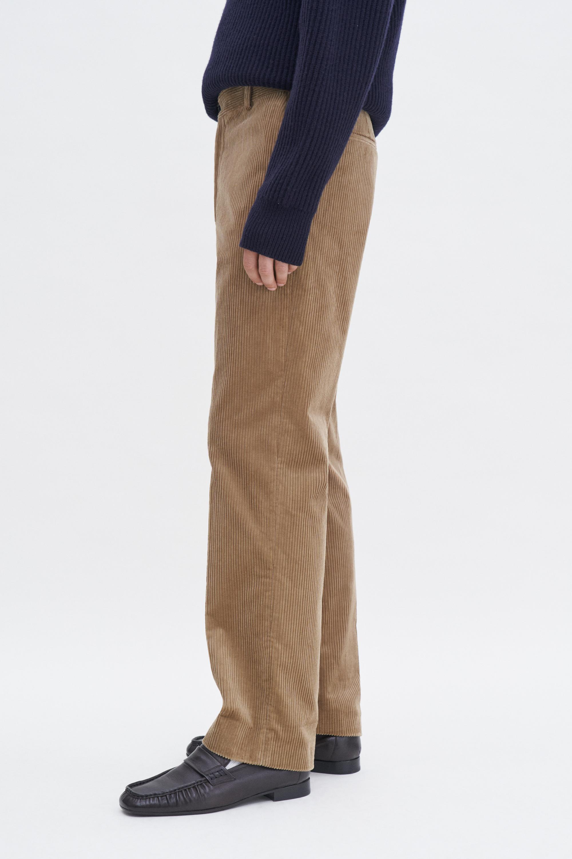 Cropped Corduroy Trousers