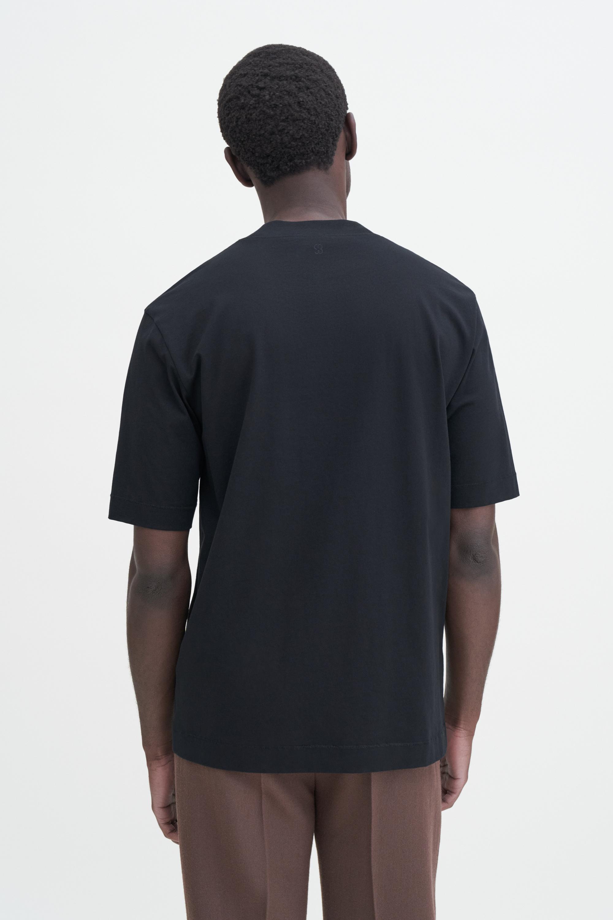 Mock Neck Cotton Tee