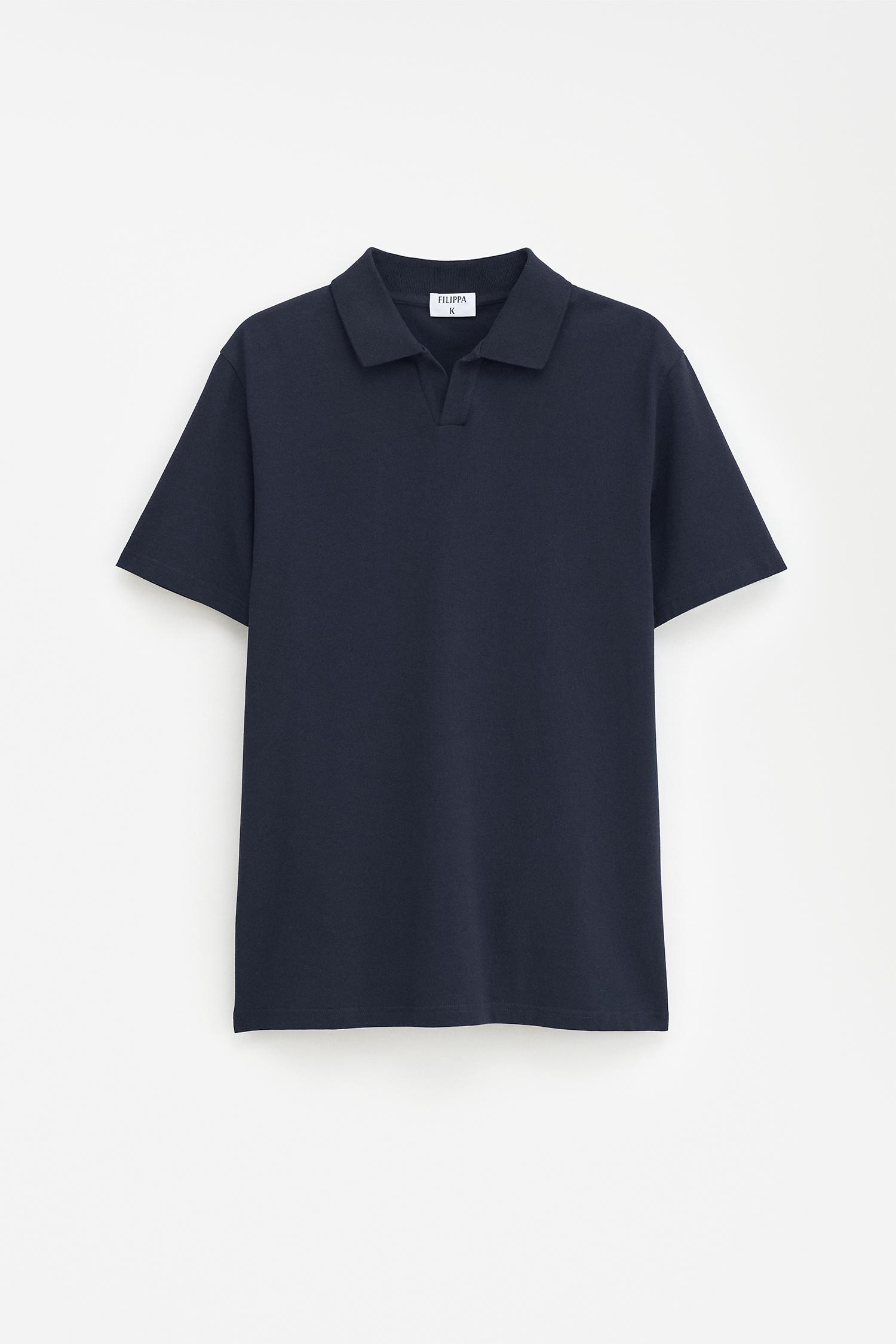 Stretch Cotton Polo T-Shirt