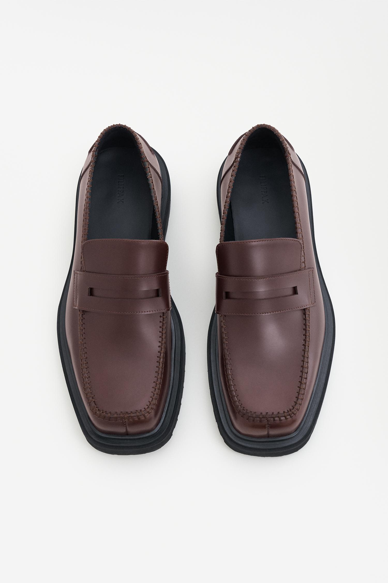 Penny Leather Loafers