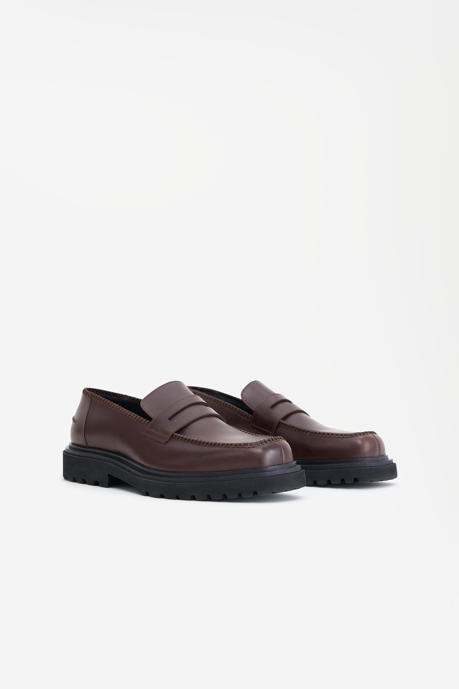 Penny Leather Loafers