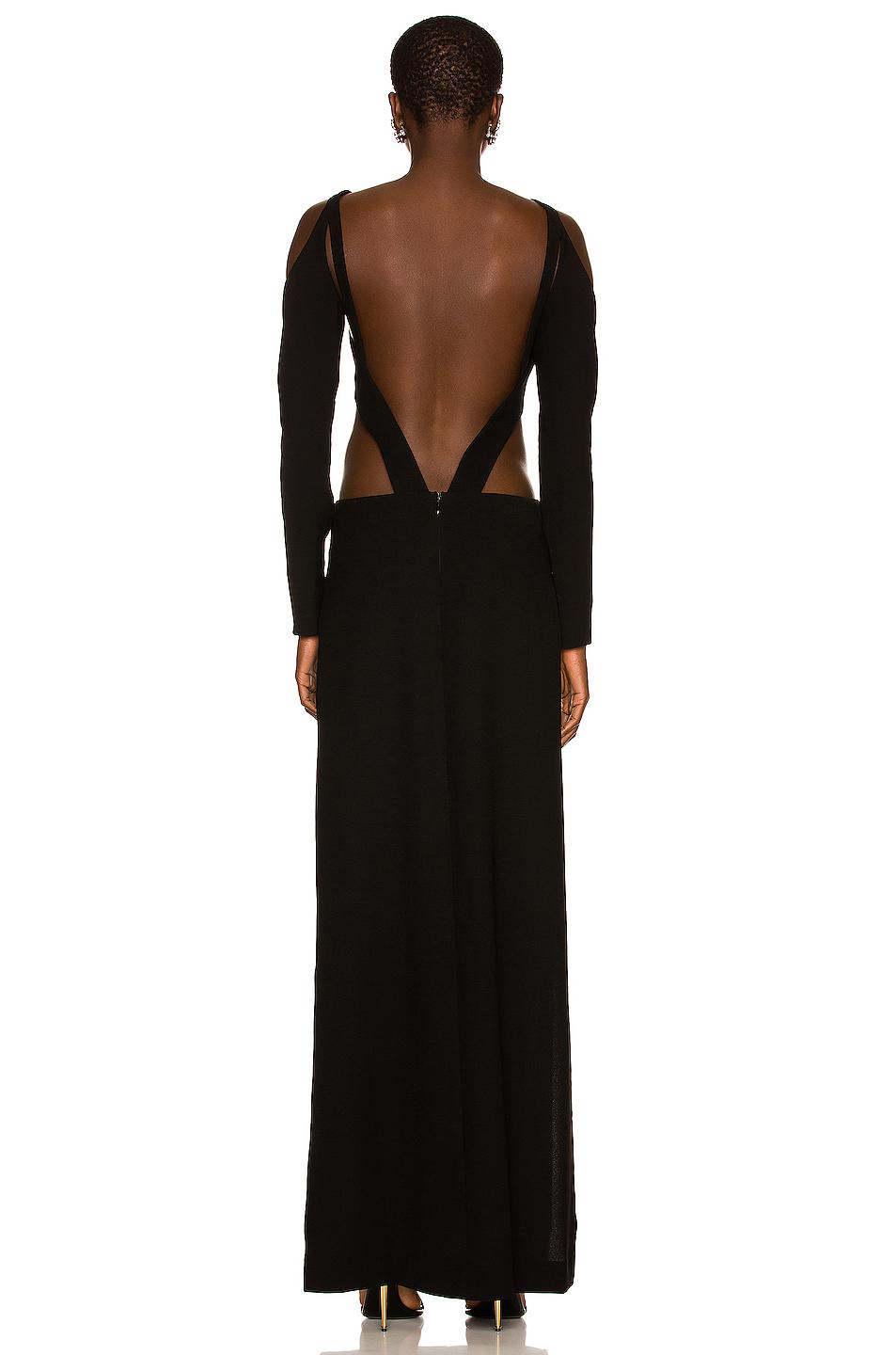 Cutout Backless Maxi Dress