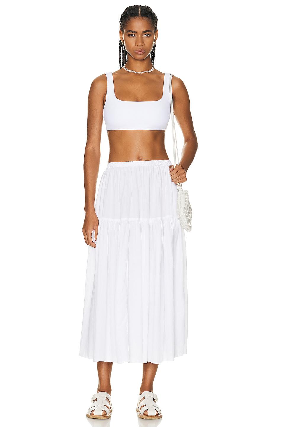 Cool Cotton Tiered Maxi Skirt