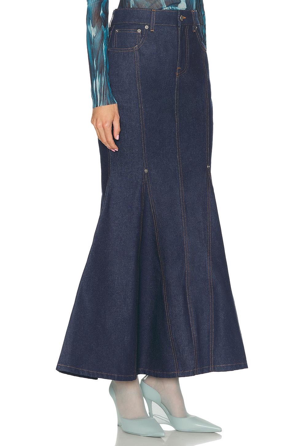 Mermaid Denim Skirt