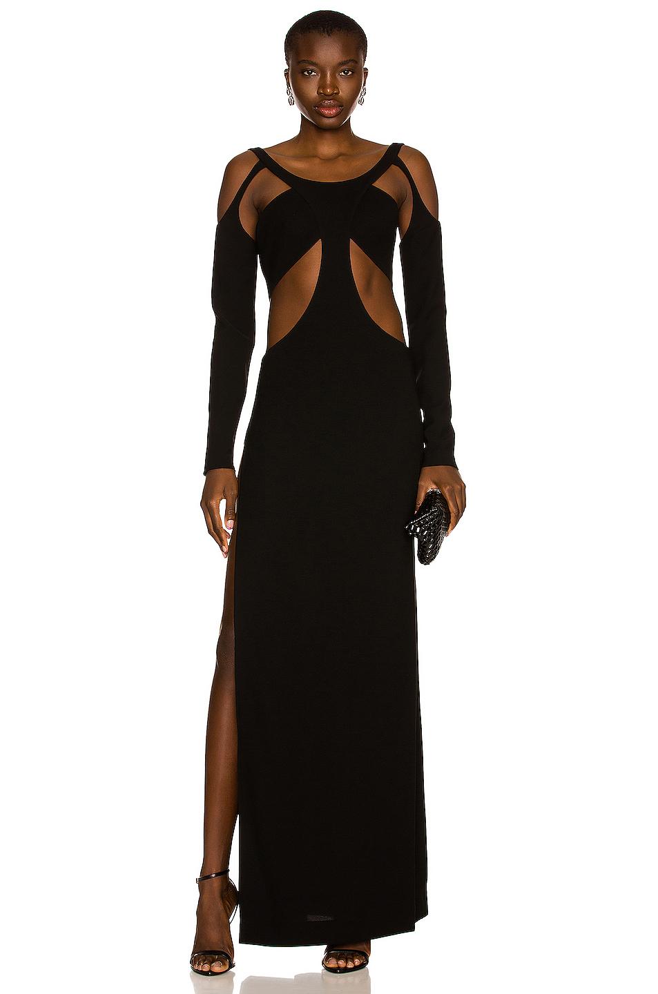 Cutout Backless Maxi Dress