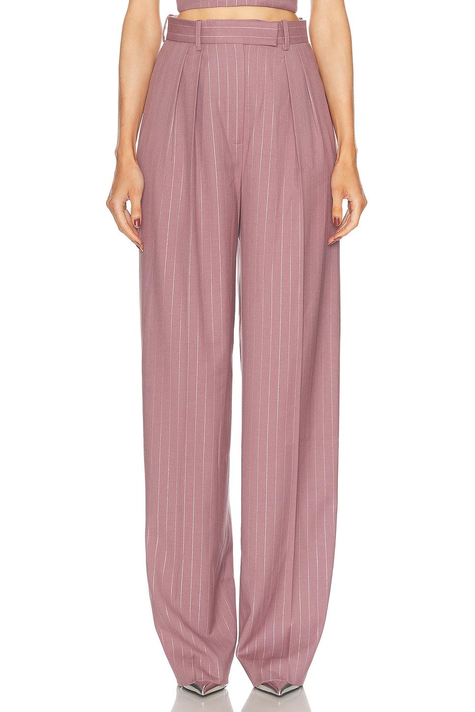 Lurex Pinstripe Tailored Trouser