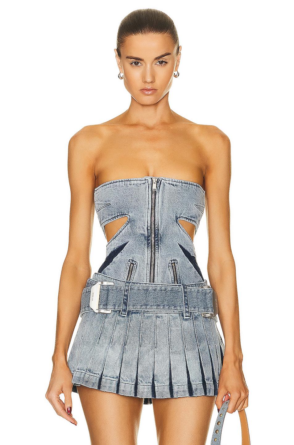 Darted Denim Corset