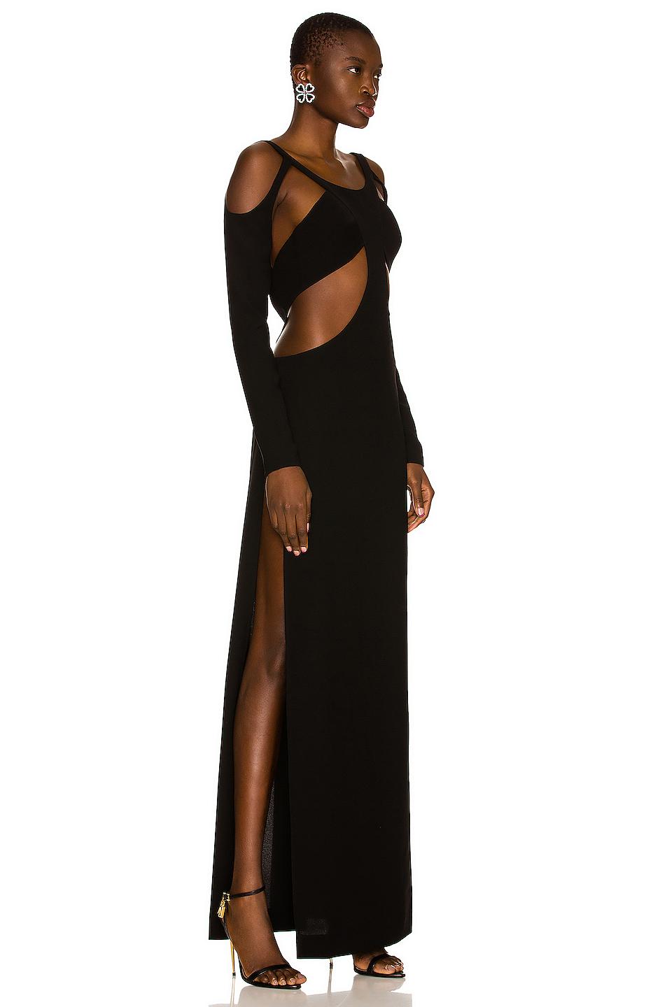 Cutout Backless Maxi Dress