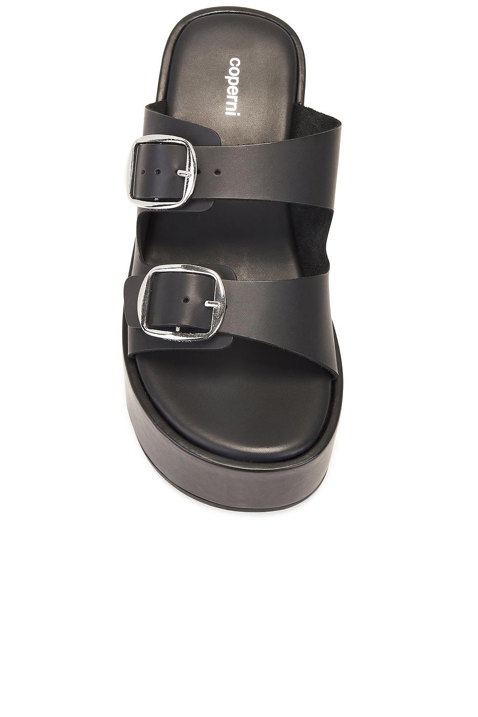 Buckle Wedge Sandal