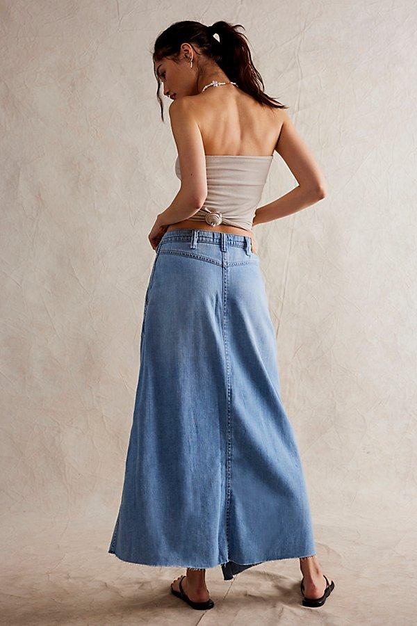 We The Free Roxie Denim Wrap Skirt