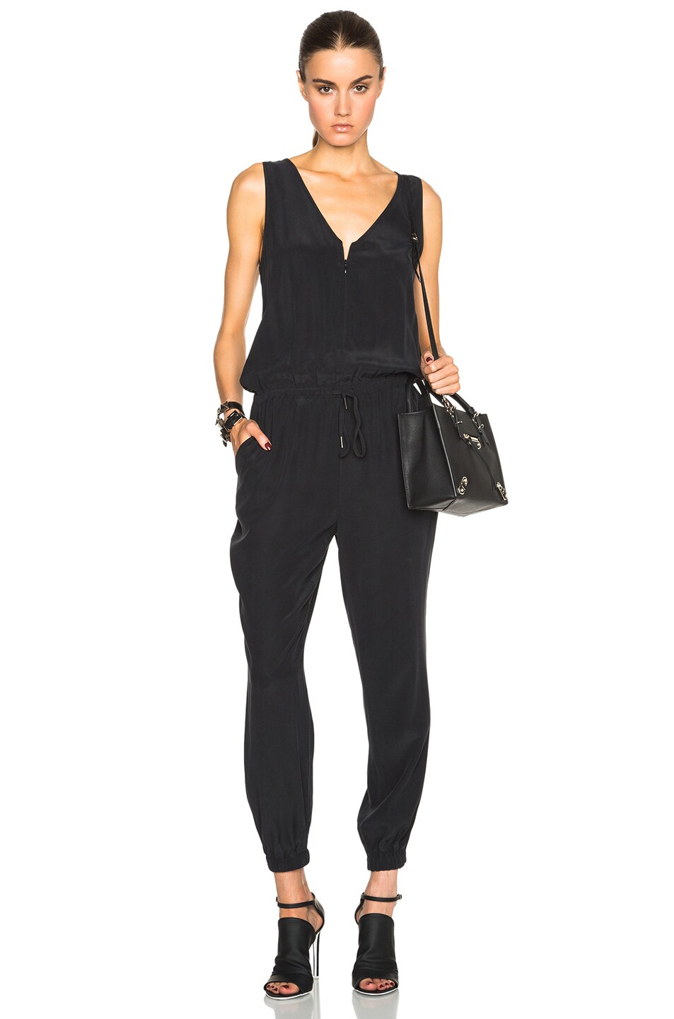 Denim Le Zip Jumpsuit