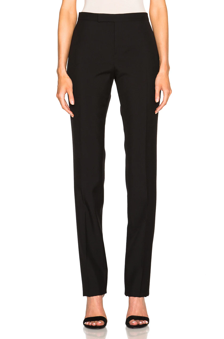 Low Waist Gabardine Trousers