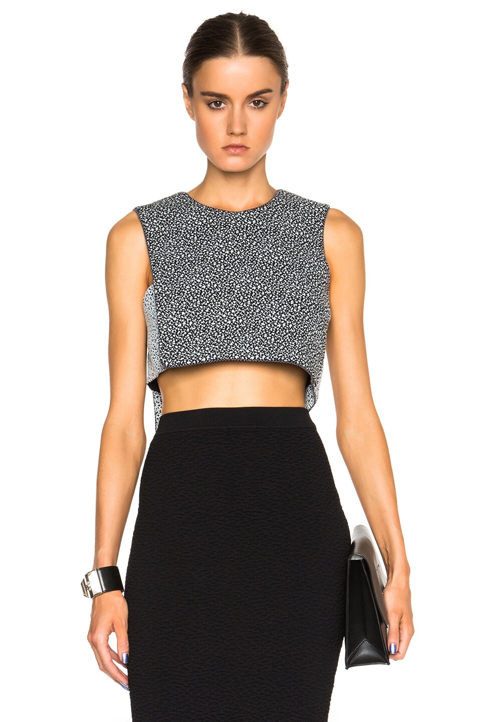 FWRD Exclusive Spackle Angle Crop Top