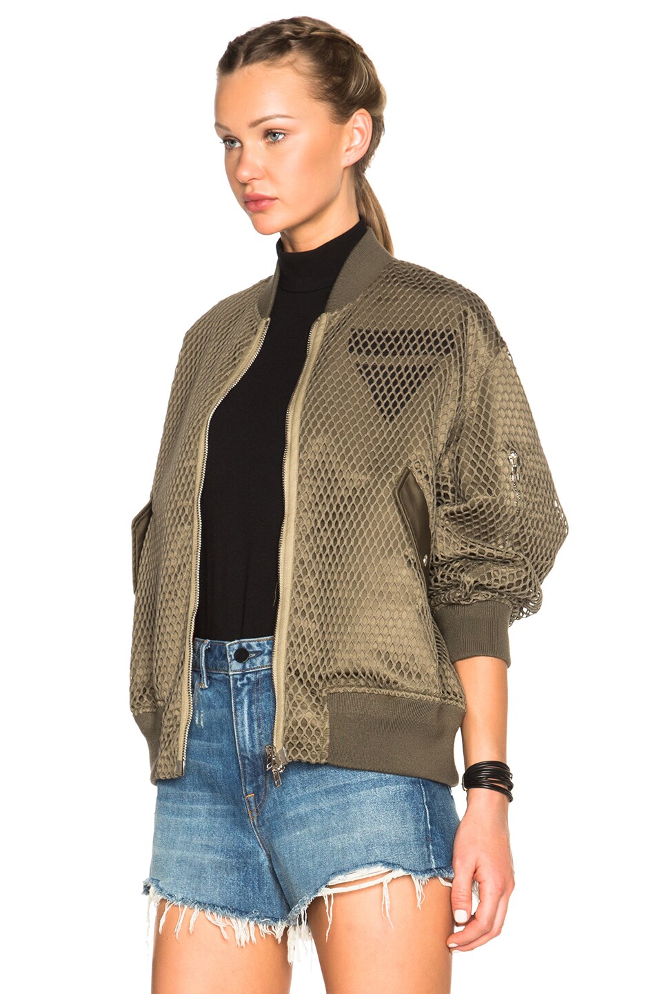 Net Boyfriend Bomber Jacket