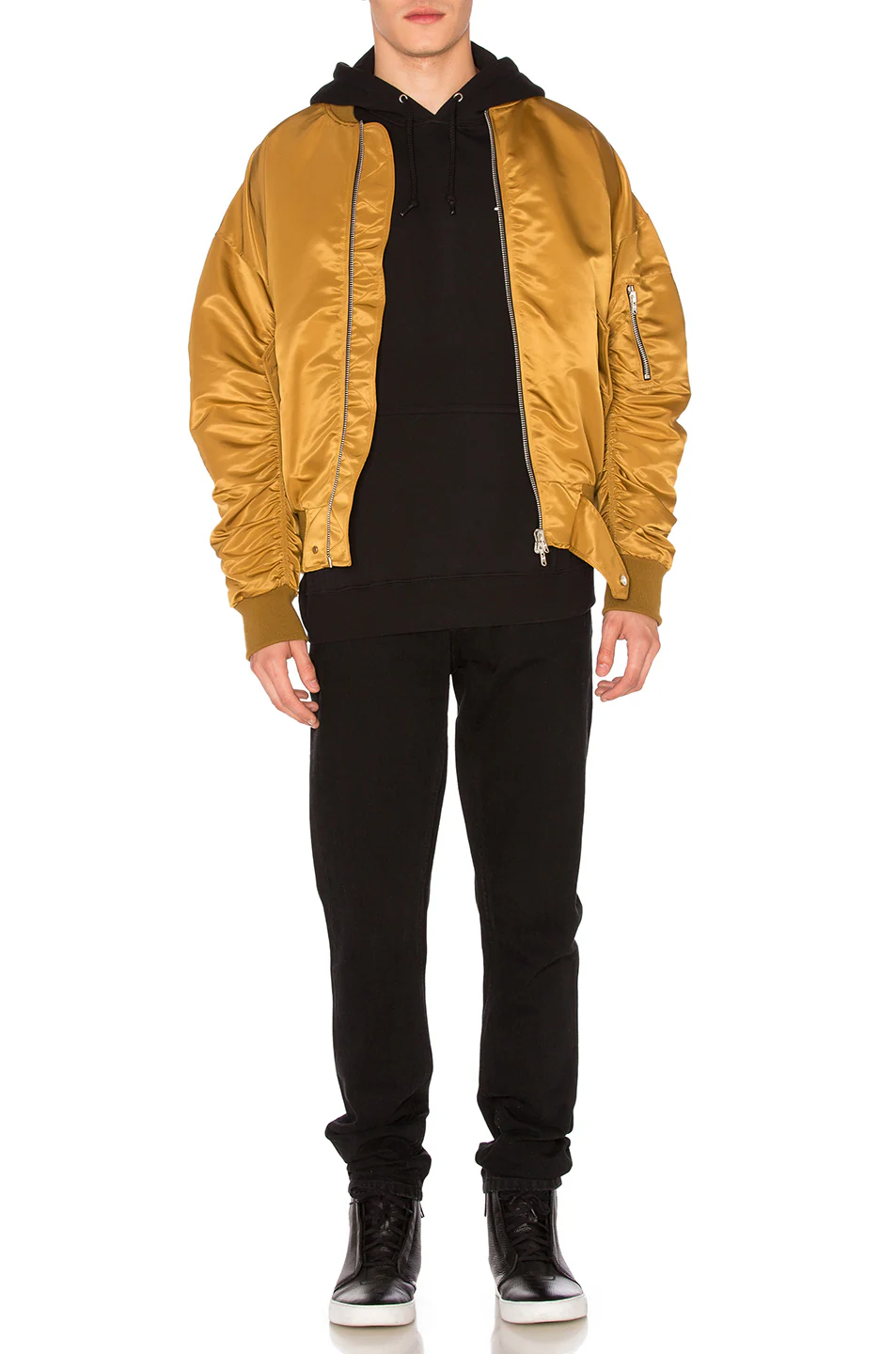 Nylon Bomber Jacket