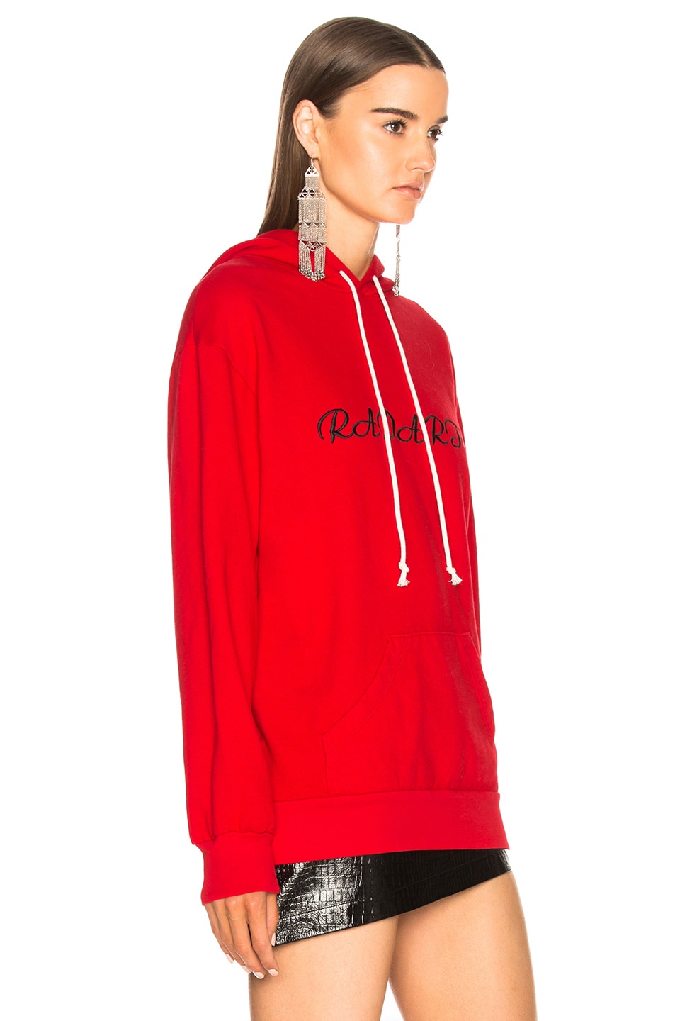 Oversized Radarte Los Angeles Paris Embroidery Hoodie