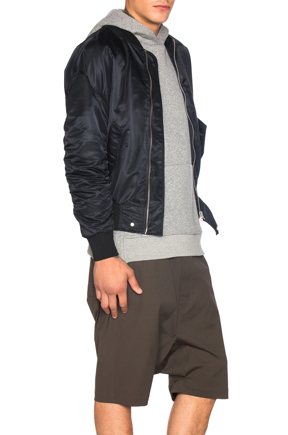 Nylon Bomber Jacket