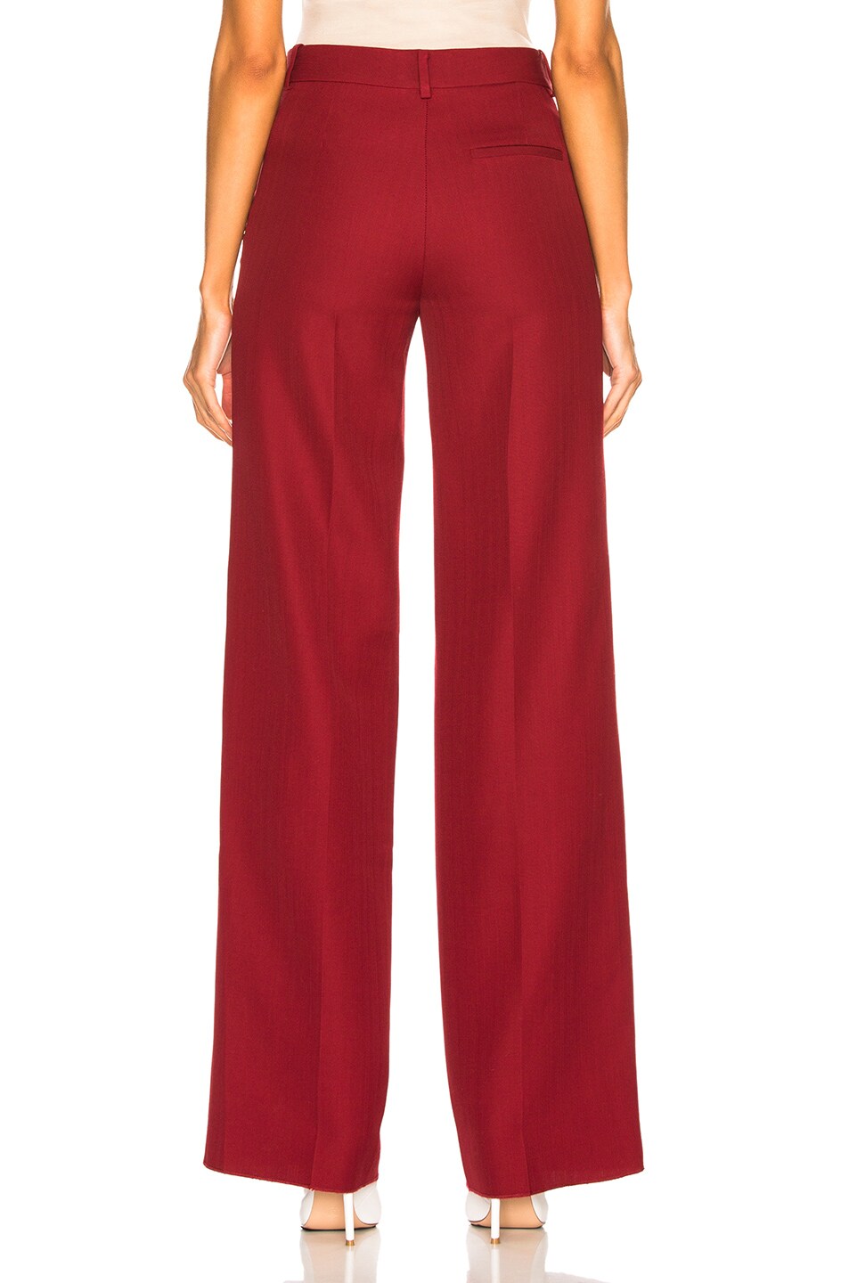 Wool Wide Leg Trousers