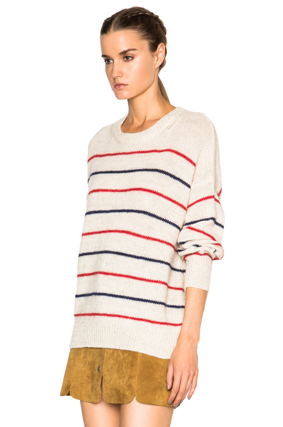 Gatland Striped Alpaca Knit Sweater