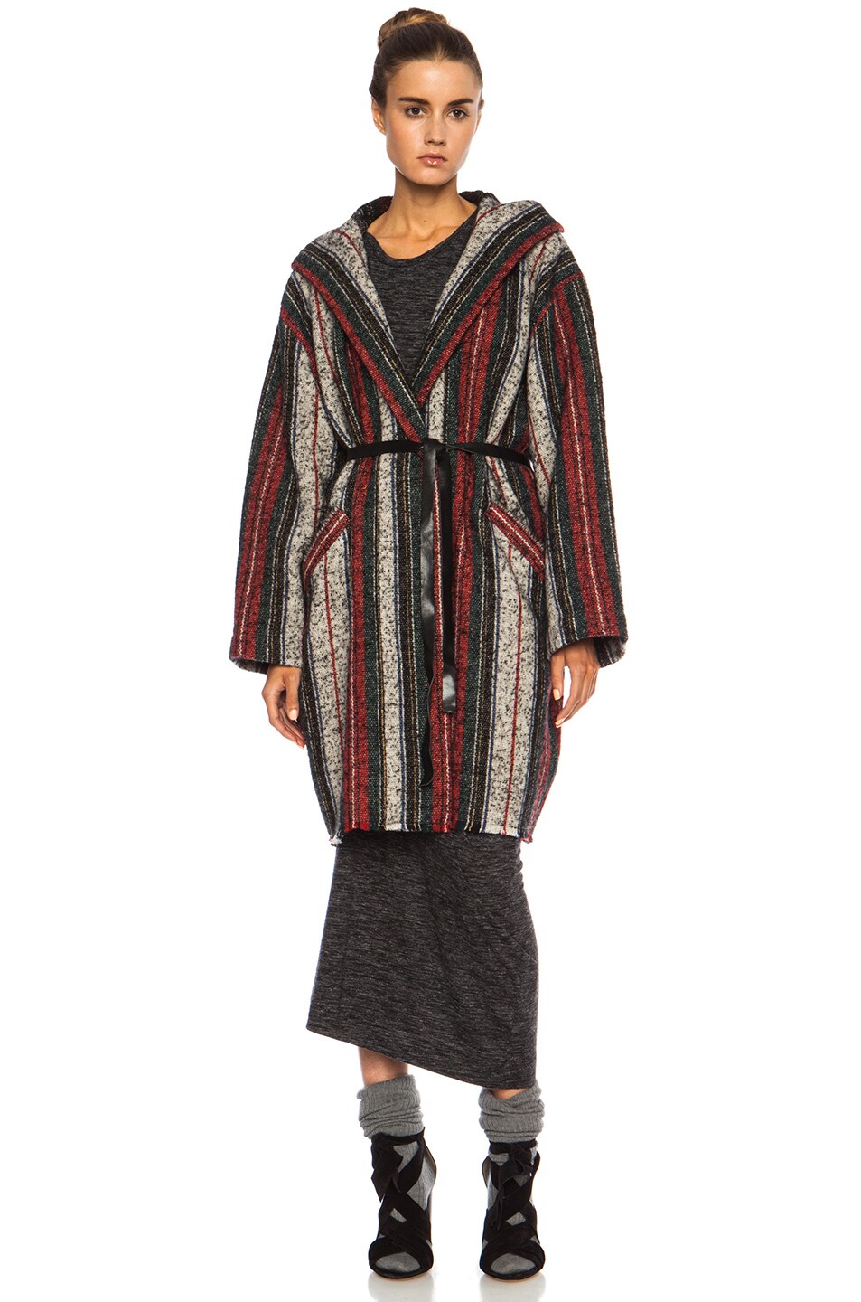 Ibo Kaftan Virgin Wool-Blend Coat