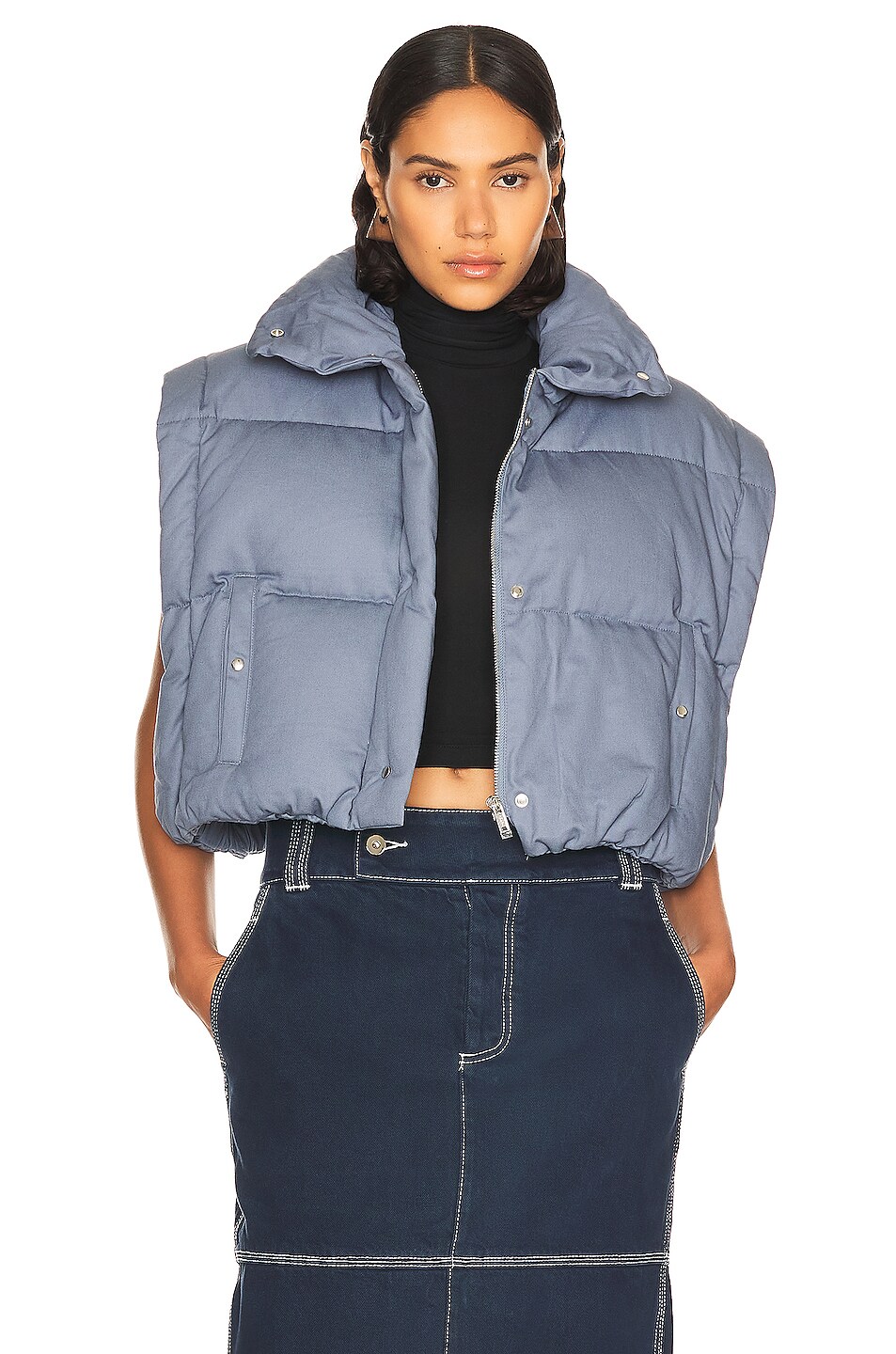 Chino Cropped Puffer