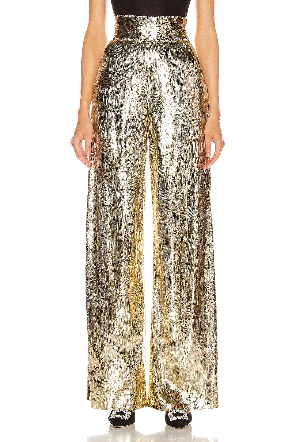 Sequin Wide Leg Pant