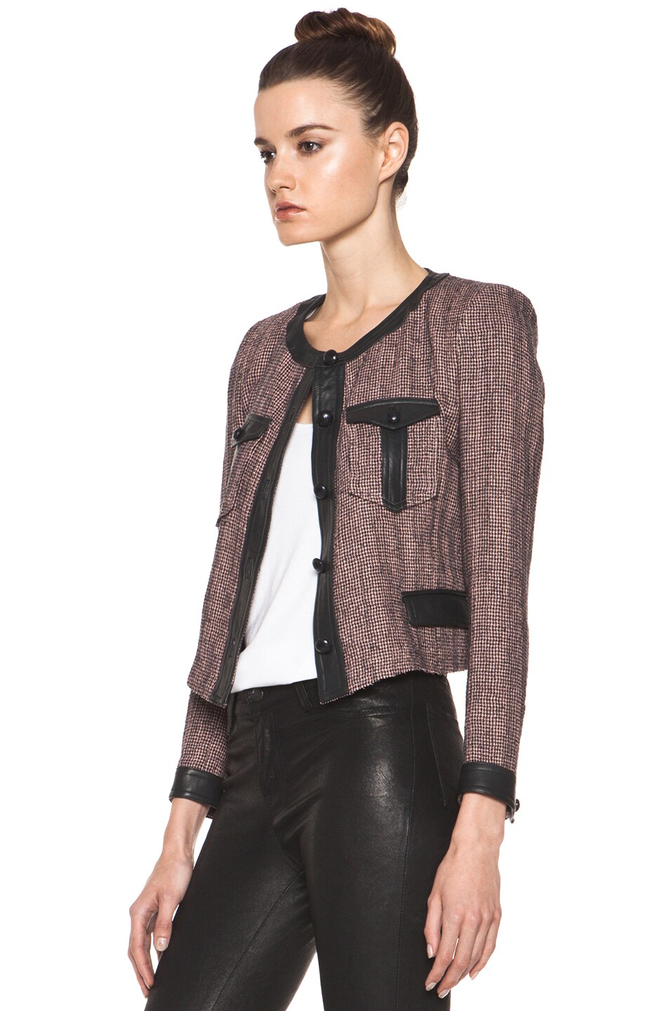 Kacie Wool-Blend Tweed Jacket