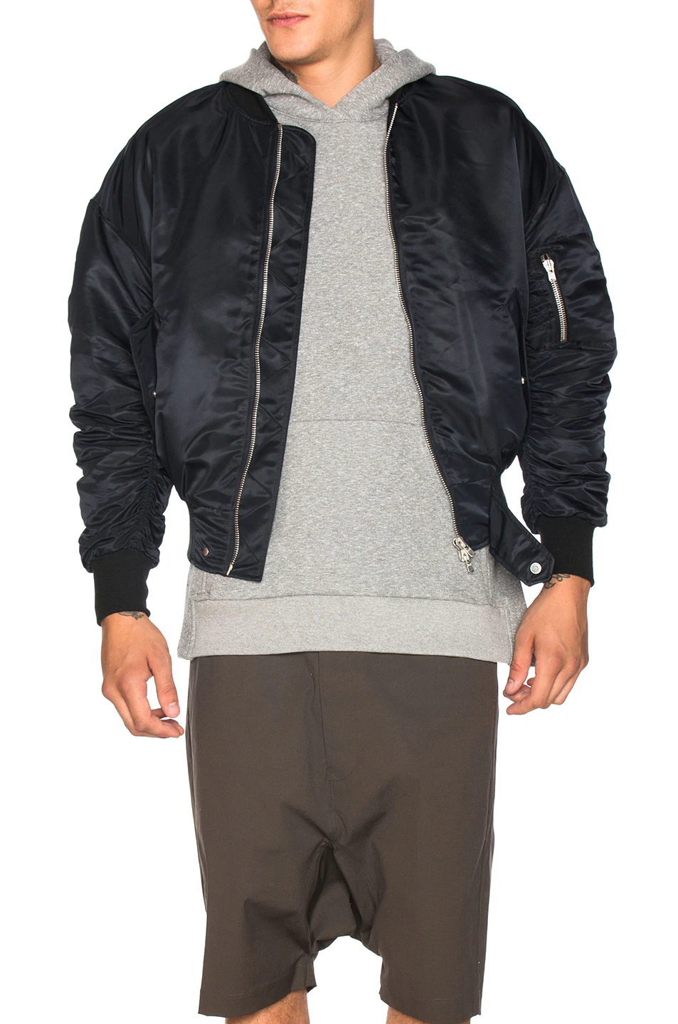 Nylon Bomber Jacket