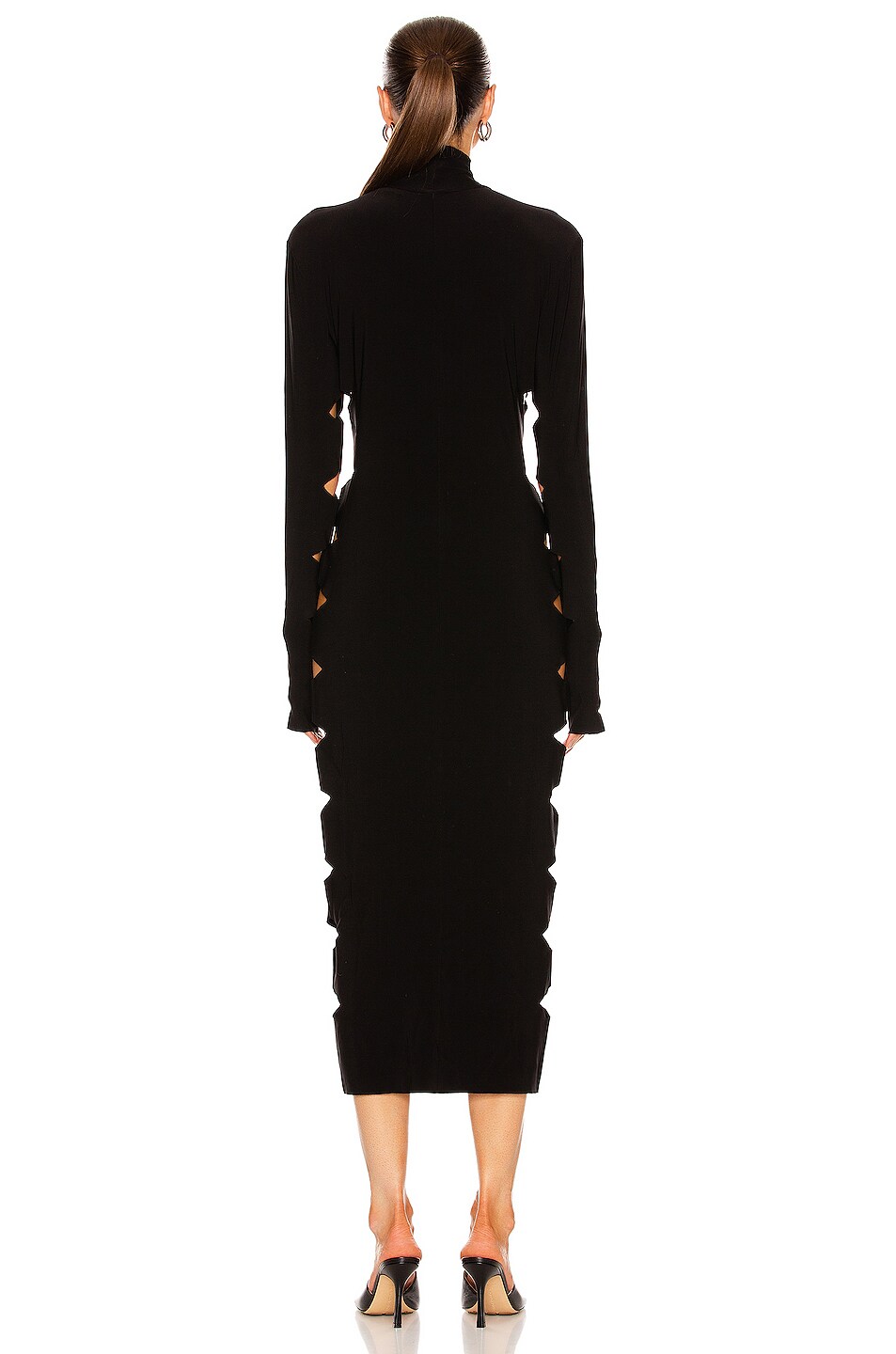 Long Sleeve Alligator Turtleneck Dress