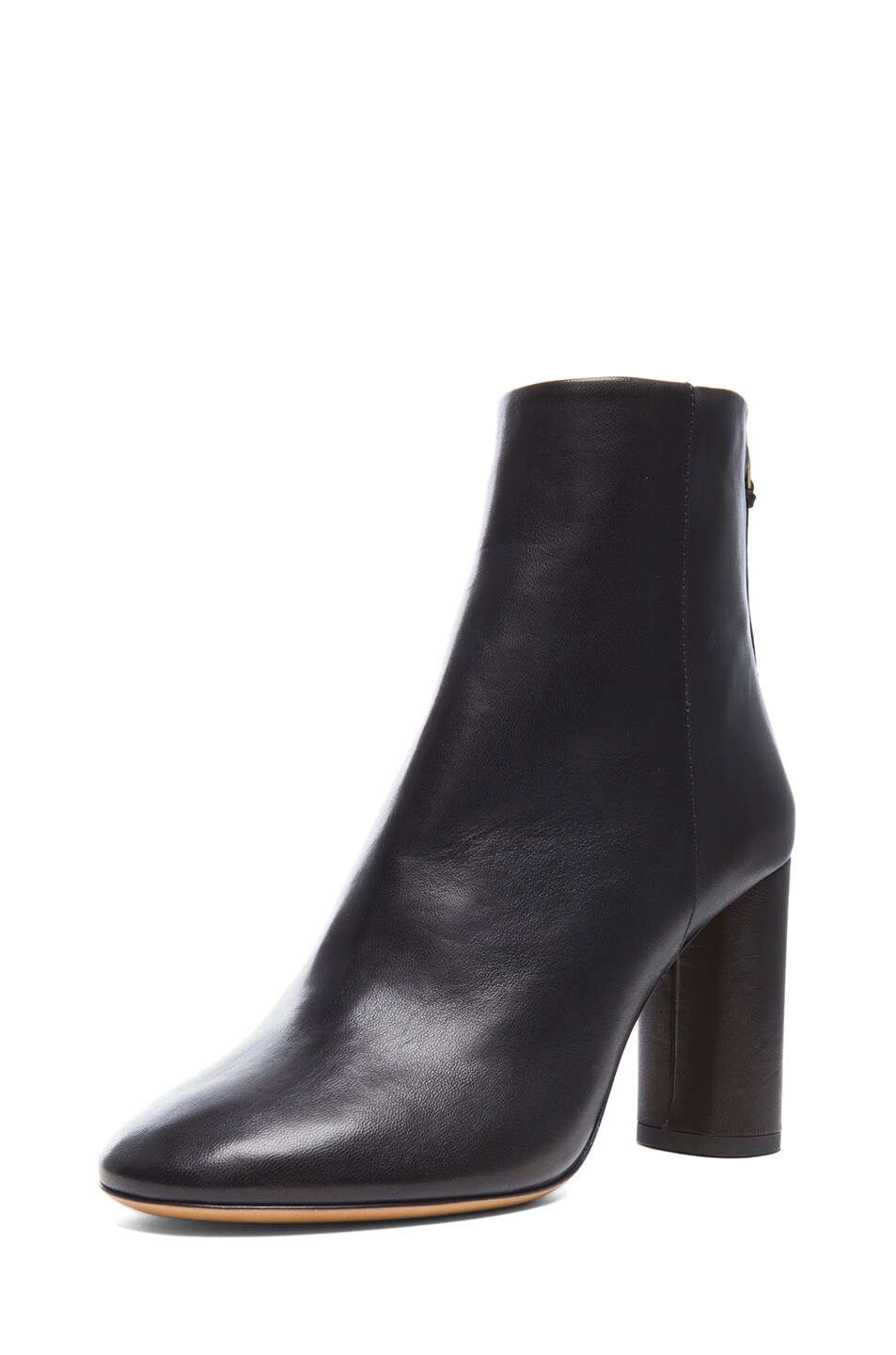 Agora Lambskin Leather Booties