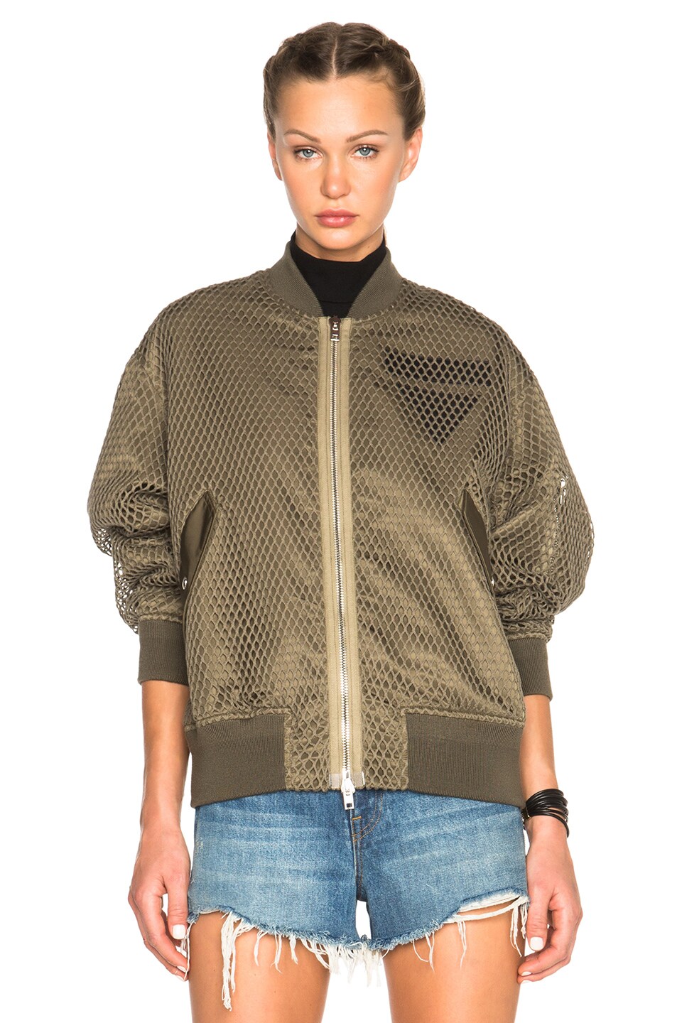 Net Boyfriend Bomber Jacket