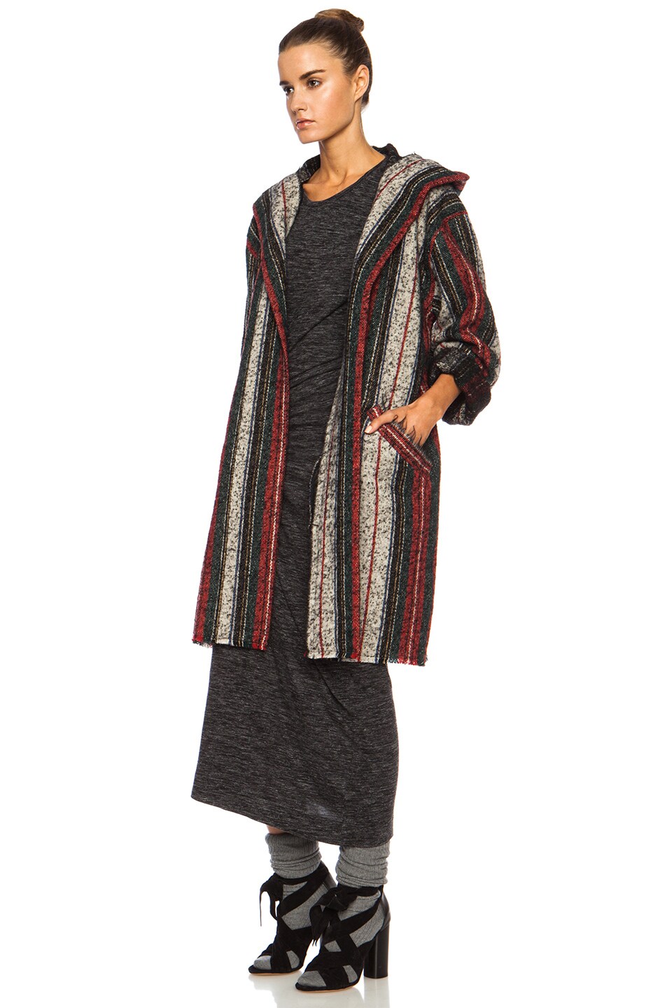 Ibo Kaftan Virgin Wool-Blend Coat