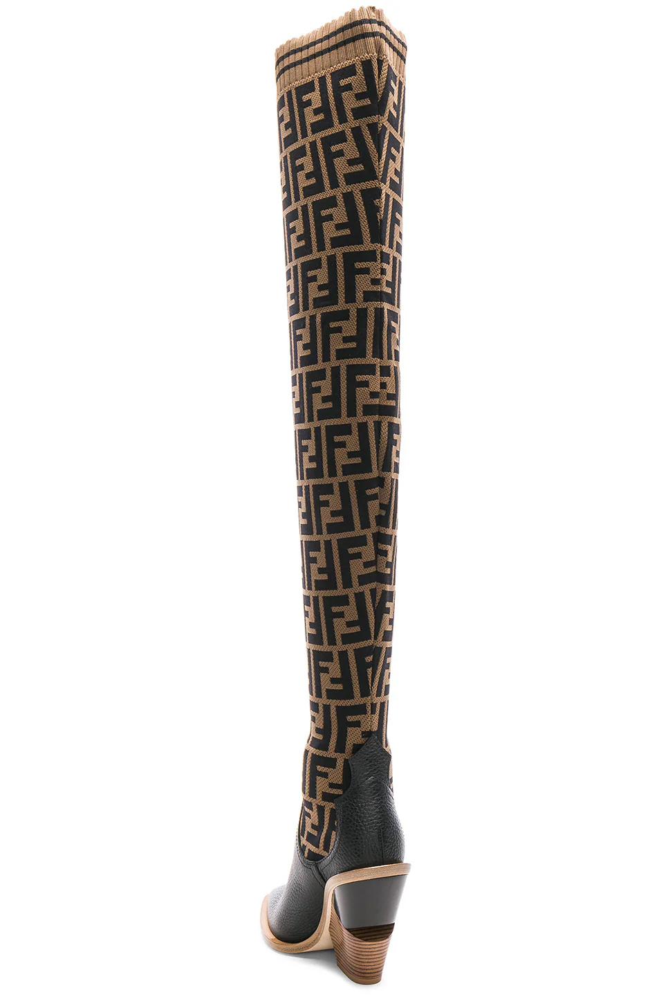 Logo Print Sock Boots