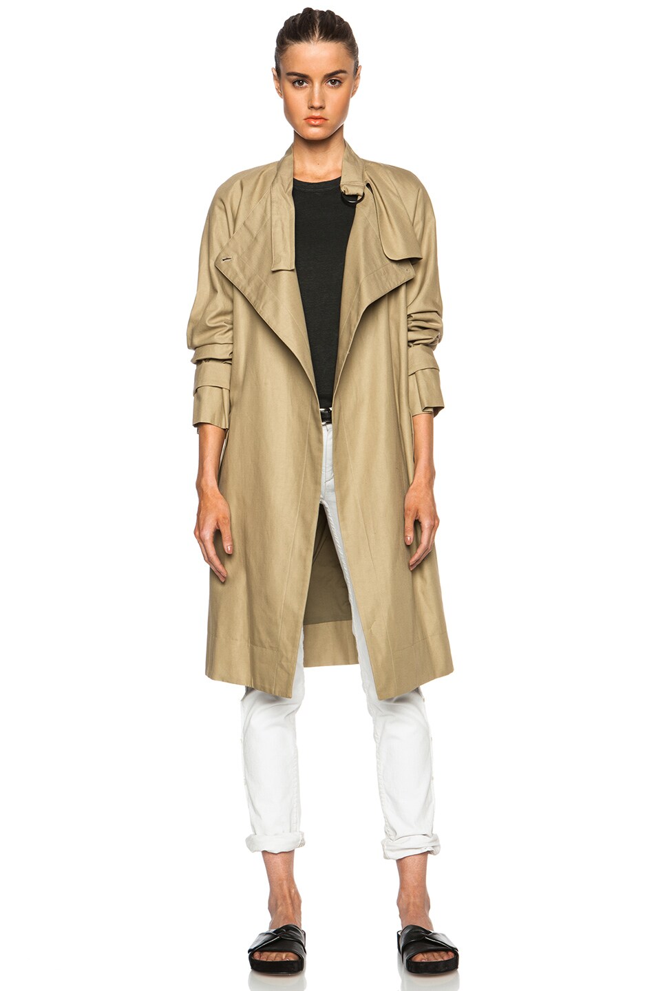 Only Baroudeur Light Chic Cotton-Blend Trench