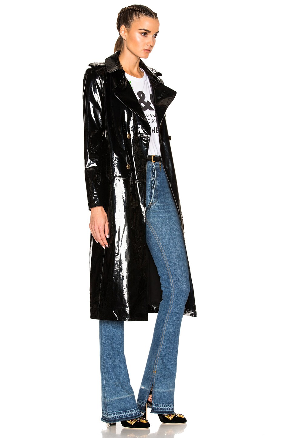 Patent Leather Trenchcoat