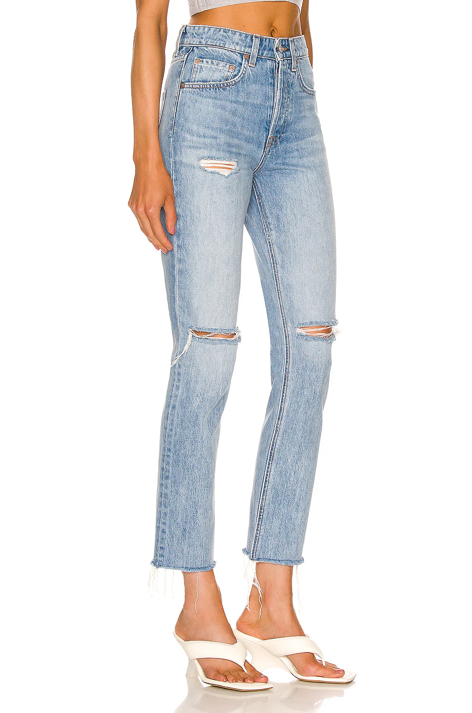 Karolina High Rise Straight Crop