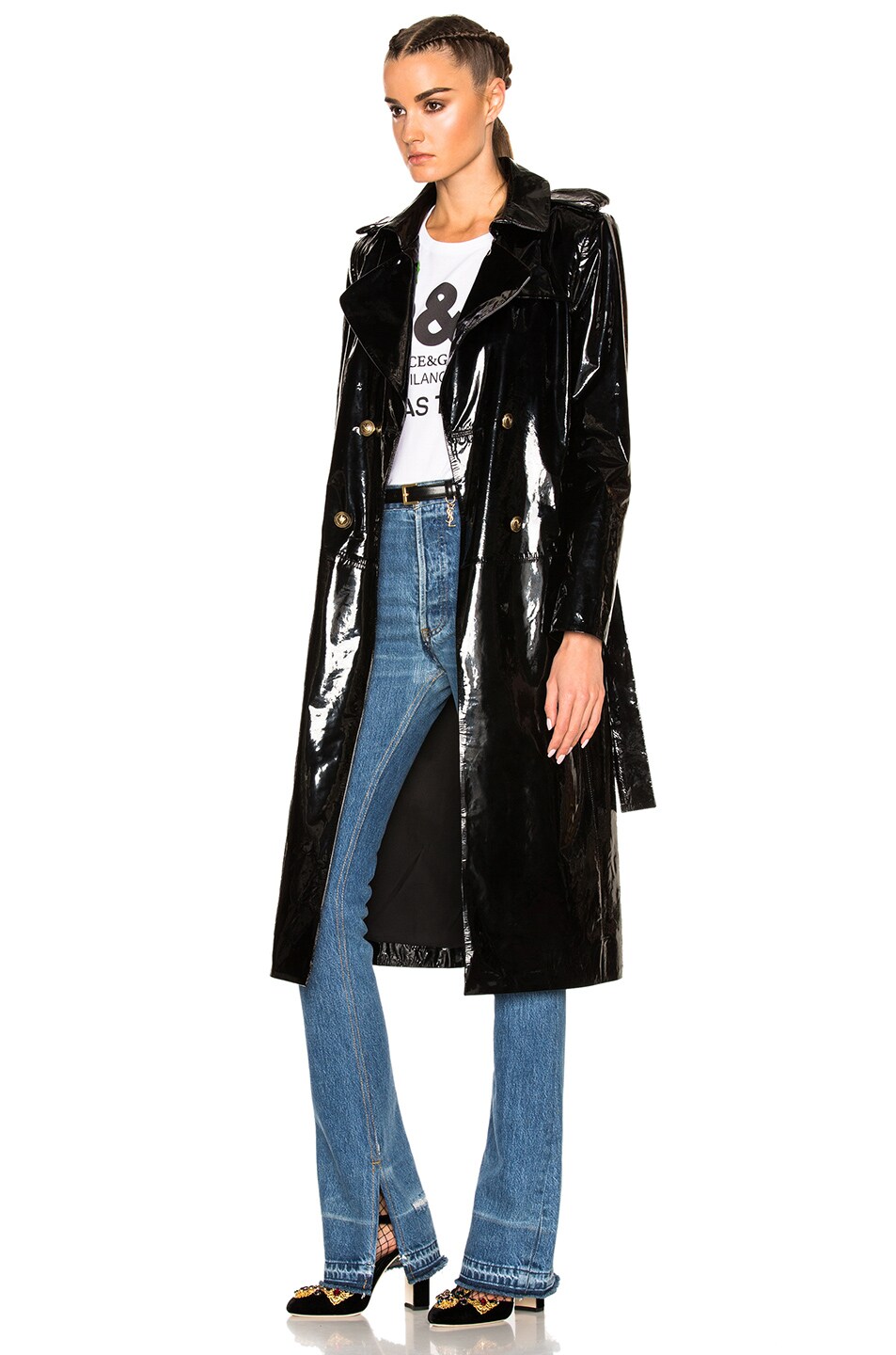 Patent Leather Trenchcoat