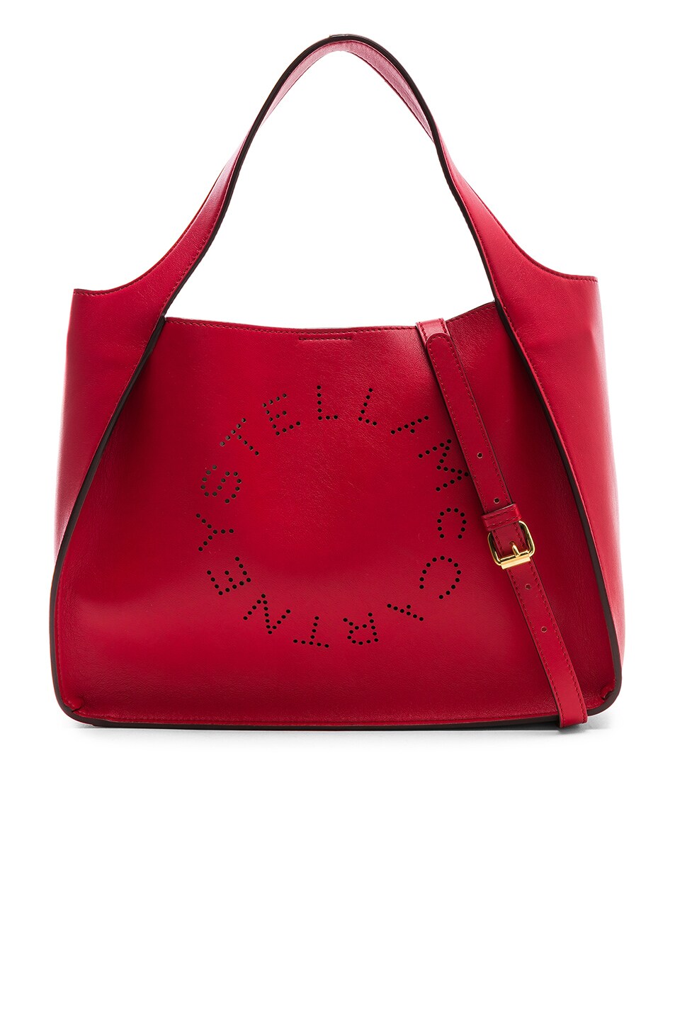 Perforated Logo Crossbody Tote