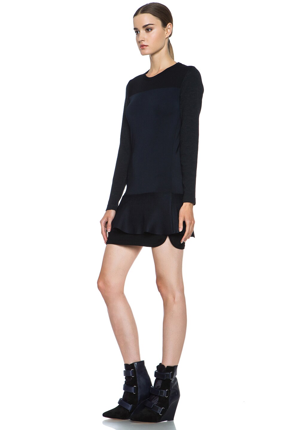 Adams Wool-Blend Dress