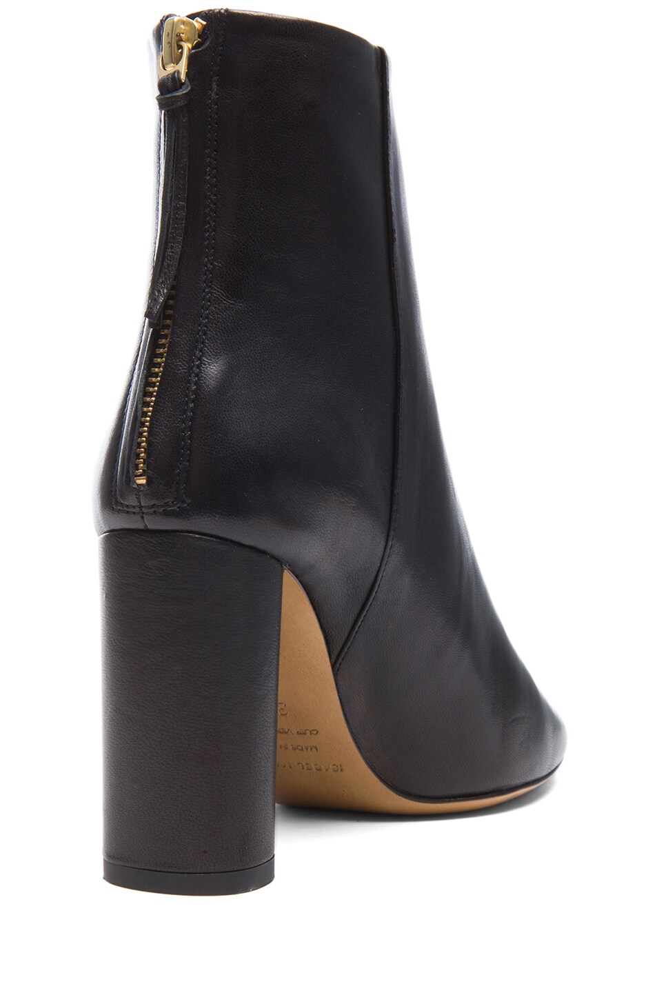 Agora Lambskin Leather Booties