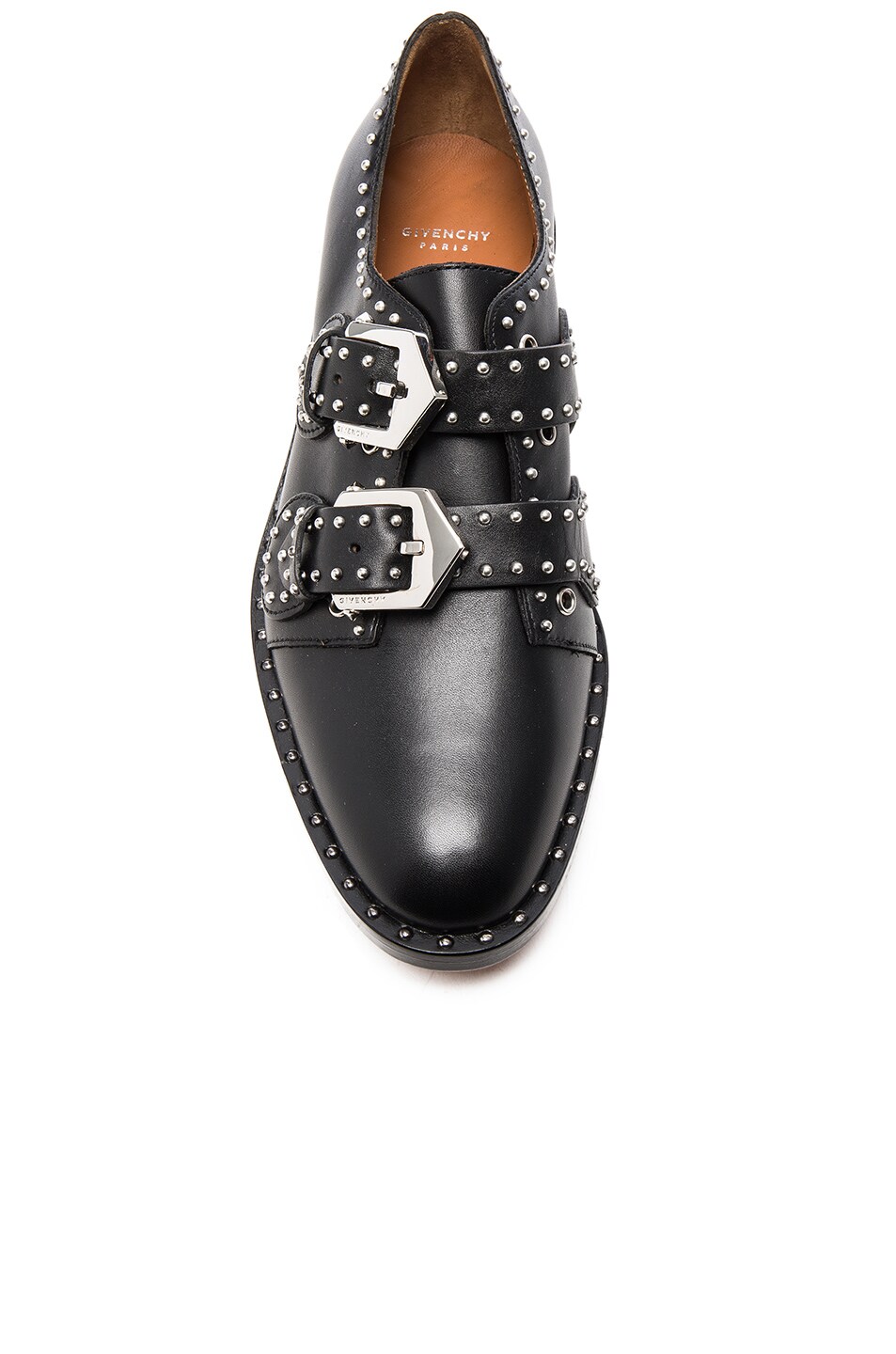 Elegant Leather Monk Strap Oxfords