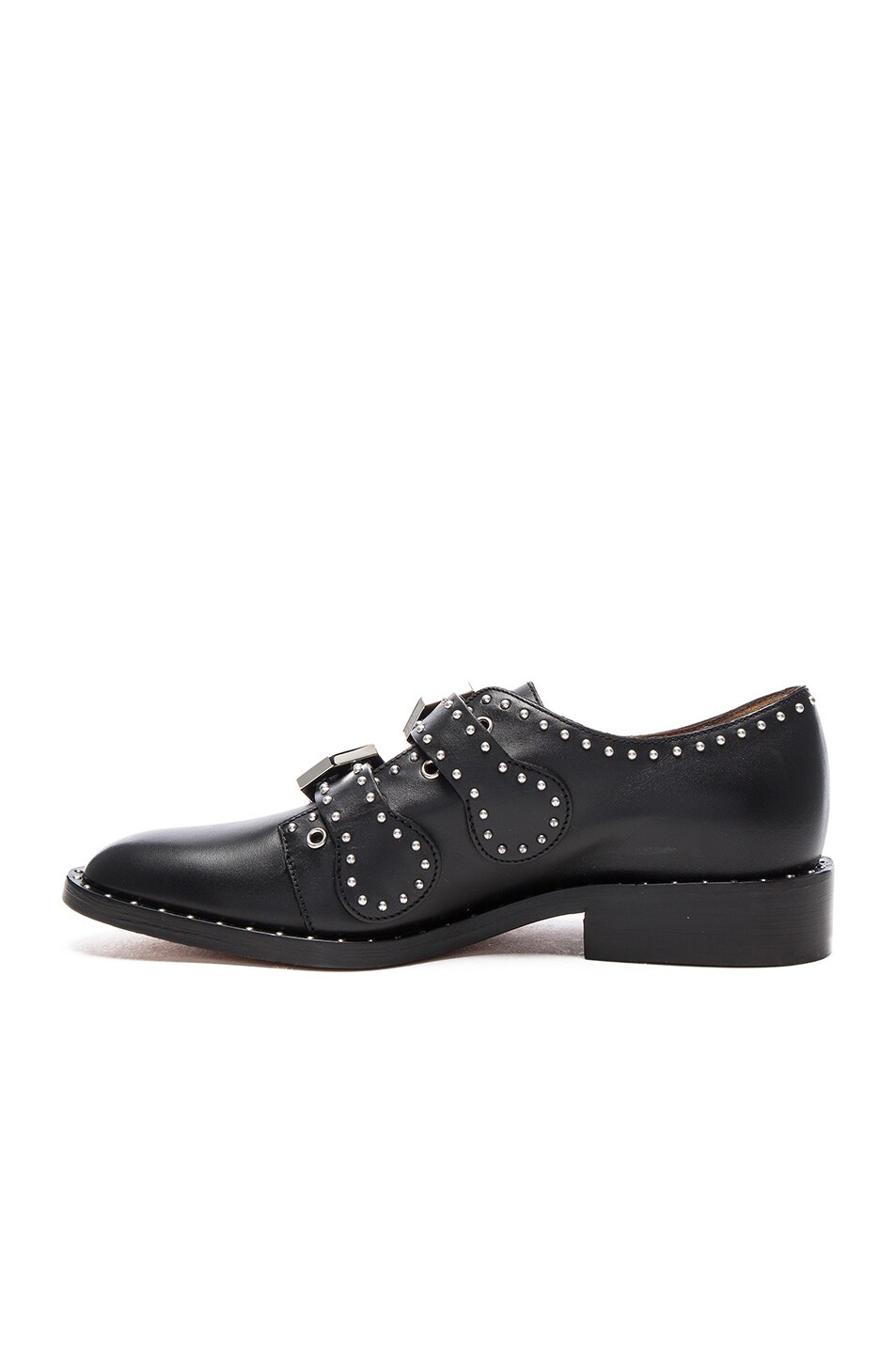 Elegant Leather Monk Strap Oxfords