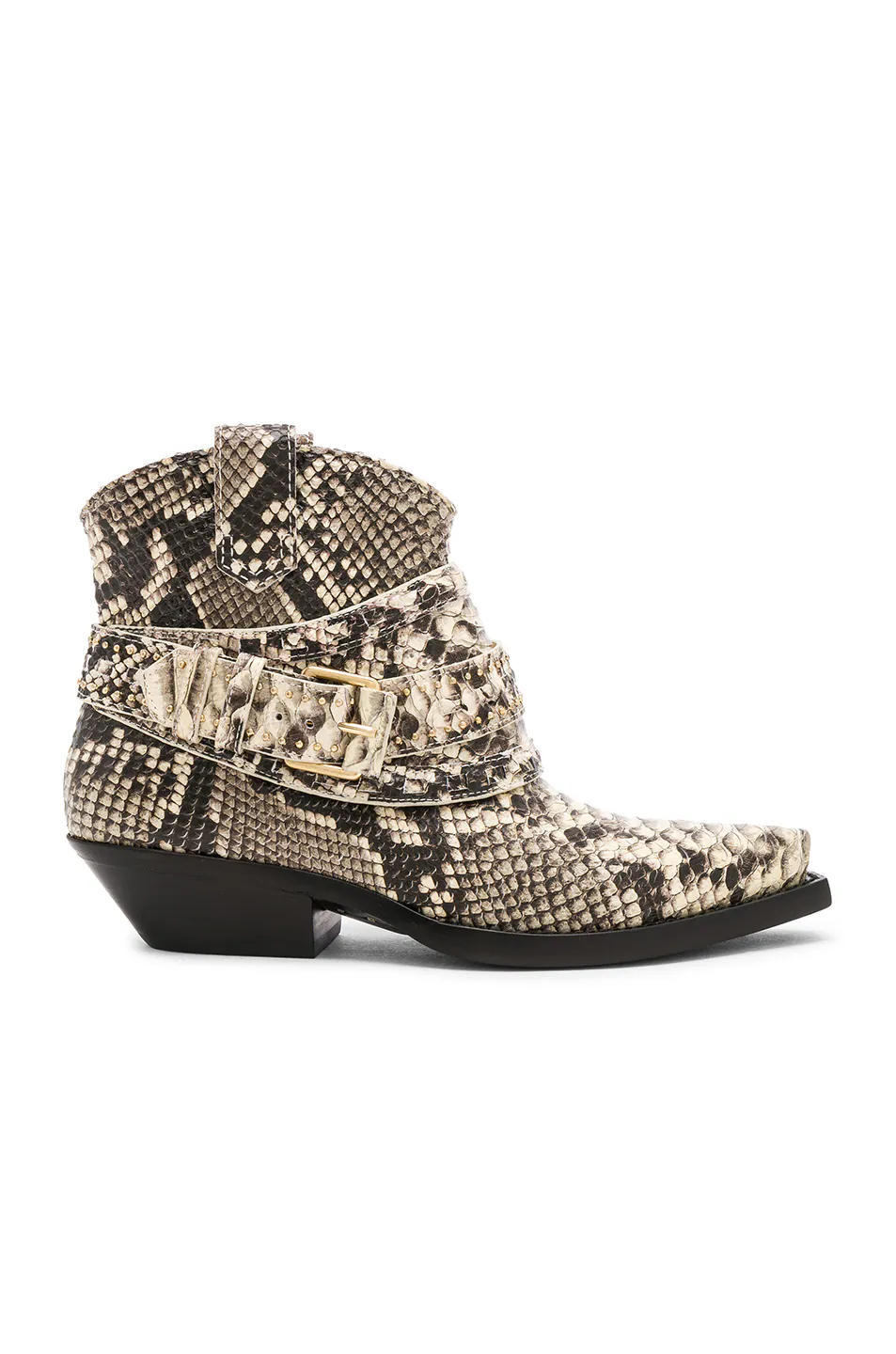 Snakeskin Embossed Cowboy Boots