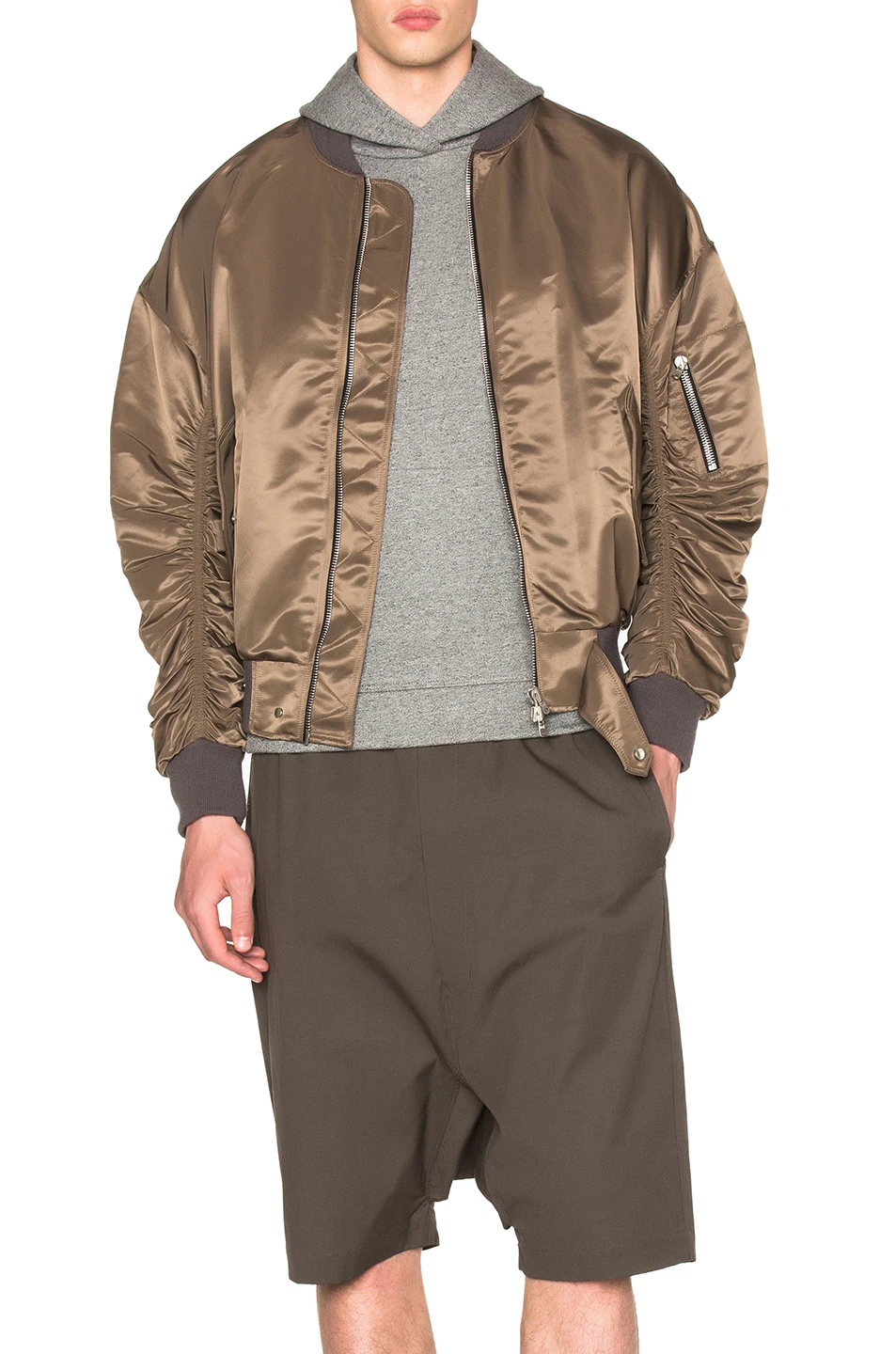 Nylon Bomber Jacket